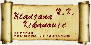 Mlađana Kikanović vizit kartica